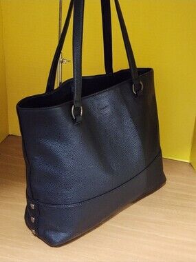 Hammitt Classic Black Leather  Anderson Tote Bag